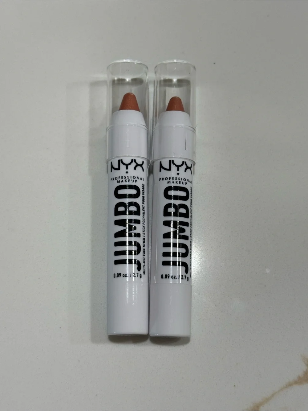 NYX Jumbo Highlighter Duo - Soft Peachy Nude